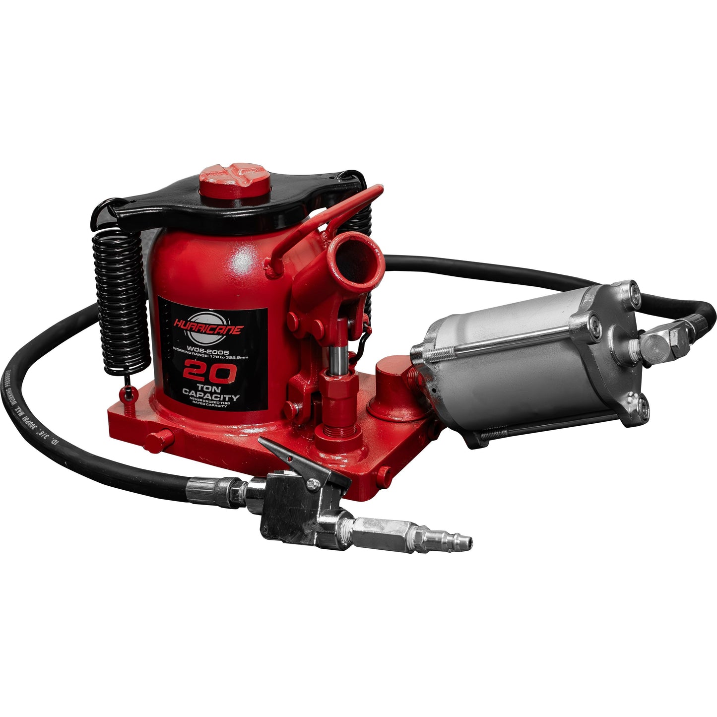 HURRICANE 20T Low Entry Pneumatic Bottle Jack