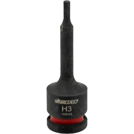 BOXO 3/8" Impact Hex Bit Sockets - Size Variations Available