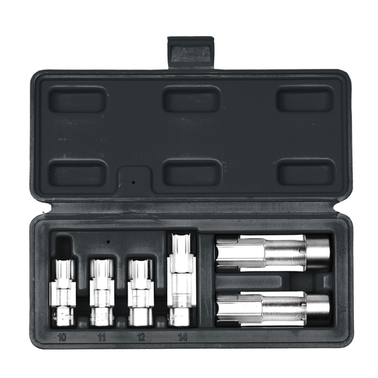 POWERHAND 6Pc 3/8" & 1/2" Slotted Sensor Socket Set