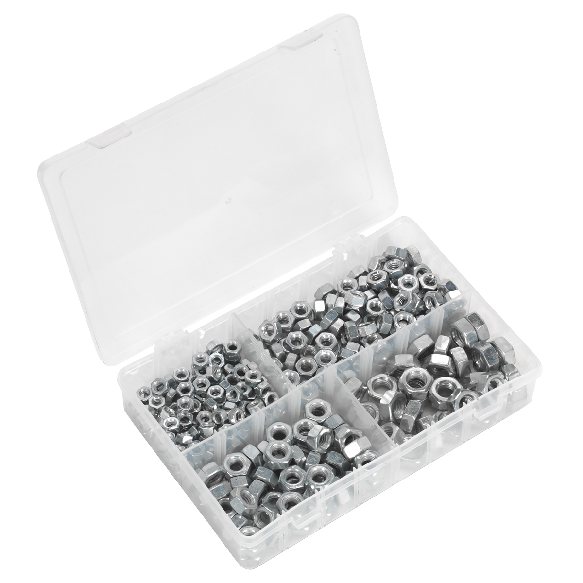 Steel Nut Assortment DIN 934 - 1/4"-1/2"UNF 320pc