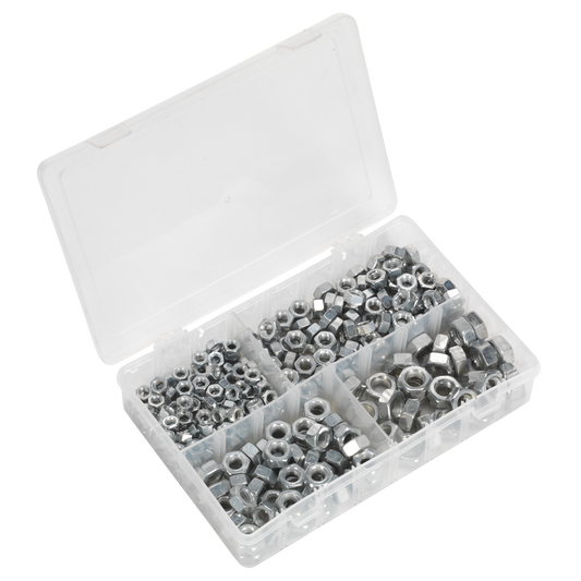 Steel Nut Assortment 1/4"-1/2"UNC 320pc