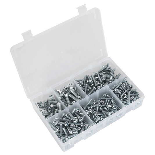 Countersunk & Pan Head Pozi Machine Screw Assortment M5-M8 264pc