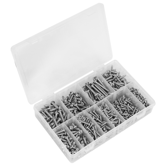 Stainless Steel Self-Tapping Screw Assortment 700pc