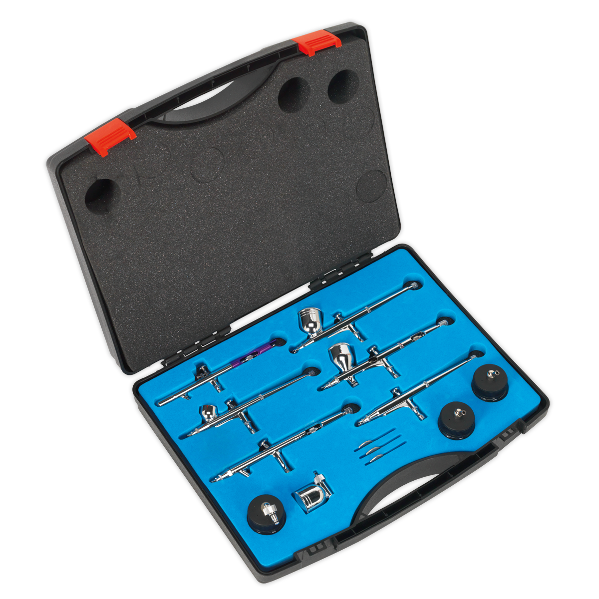 Mini Gravity/Suction Feed Air Brush Kit 10pc