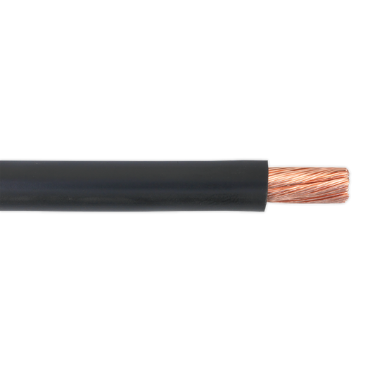 10m Automotive Starter Cable 196/0.40mm 25mm² 170A - Black