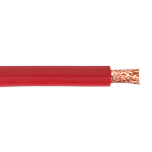 10m Automotive Starter Cable 196/0.40mm 25mm² 170A - Red