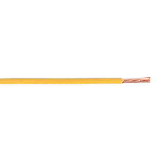 Thin Wall Automotive Cable Single 2mm² 28/0.30mm 50m - Yellow