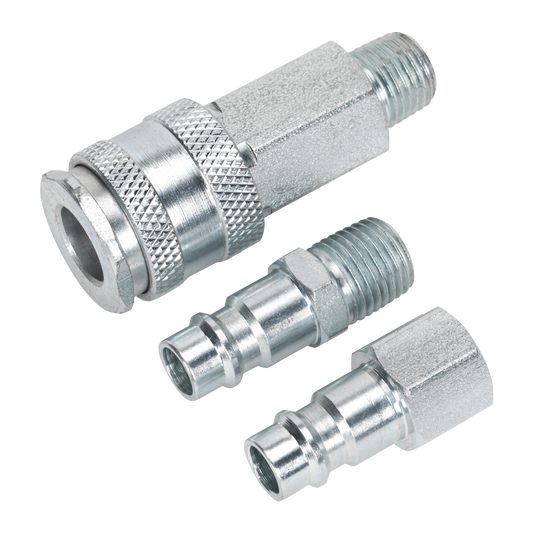 High Flow Air Tool Coupling Kit 1/4"BSPT