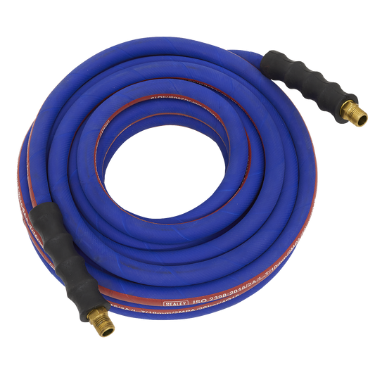 Extra-Heavy-Duty Air Hose with 1/4"BSP Unions with 15m x 8mm