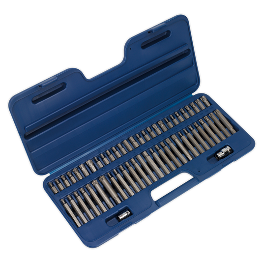 Premier Security TRX-Star*/Hex/Ribe/Spline Bit Set 3/8" & 1/2"Sq Drive 56pc