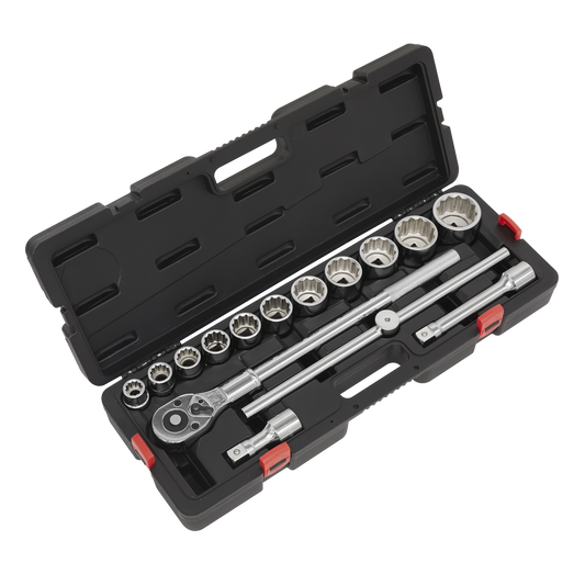 Premier Socket Set 3/4"Sq Drive 12-point 15pc