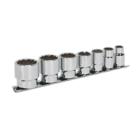 Premier Whitworth Socket Set 3/8"Sq Drive 7pc