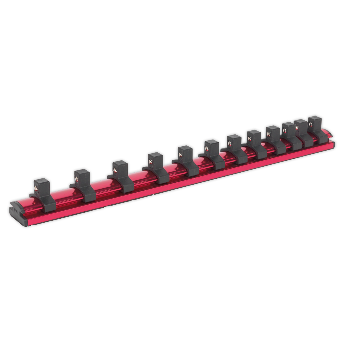 Premier Magnetic Socket Retaining Rail with 12 Clips 3/8"Sq Drive