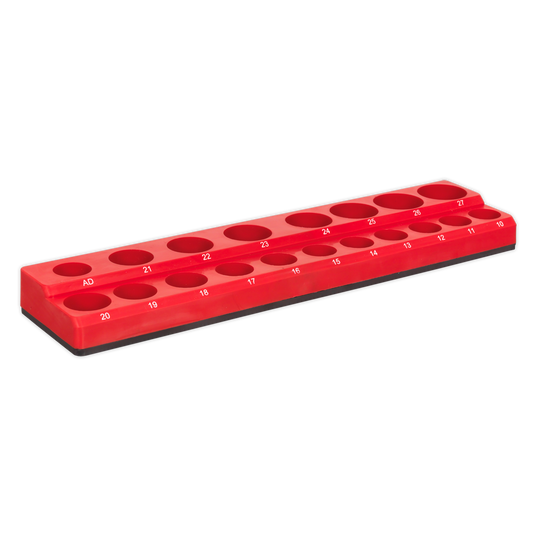 Premier Socket Holder Magnetic 1/2"Sq Drive Capacity 19 Sockets