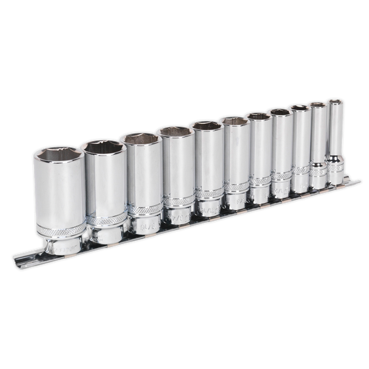 Premier Imperial Deep Lock-On™ Socket Set 3/8"Sq Drive 11pc