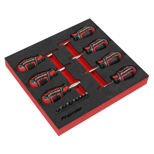 Premier GripMAX® Stubby Screwdriver Set 17pc