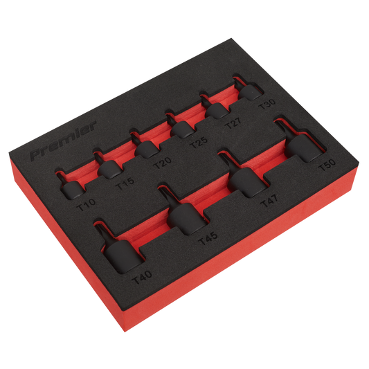 Premier Low Profile TRX-Star* Impact Socket Bit Set 1/4" & 3/8"Sq Drive 10pc