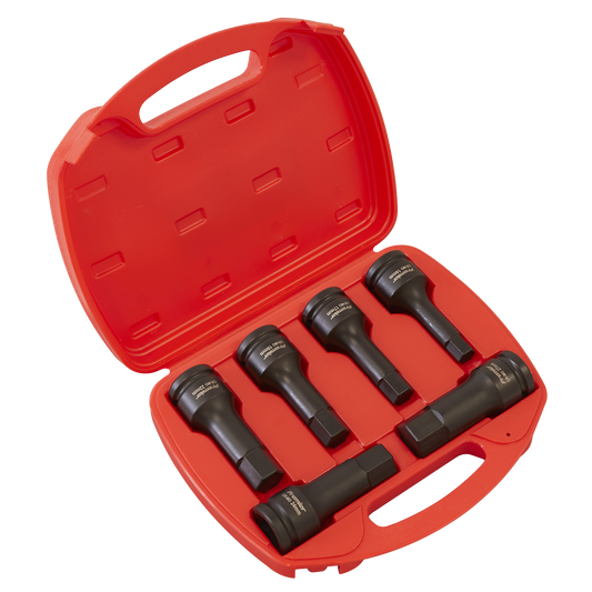 Premier Hex Impact Socket Bit Set 3/4"Sq Drive 6pc