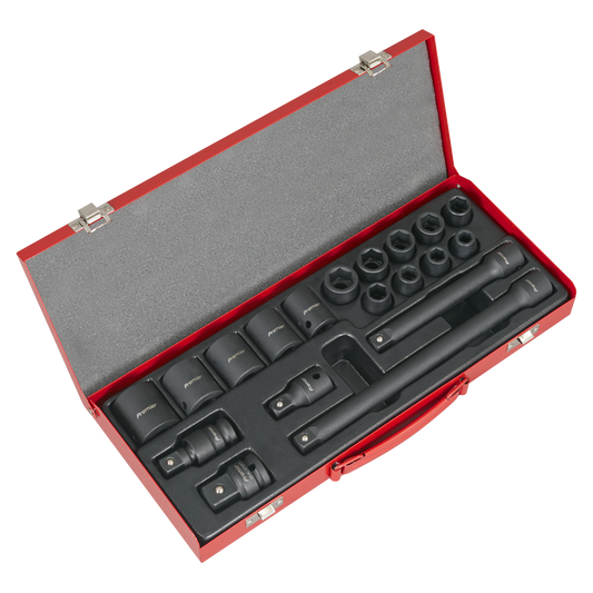 Premier Impact Socket Set 1/2"Sq Drive 19pc