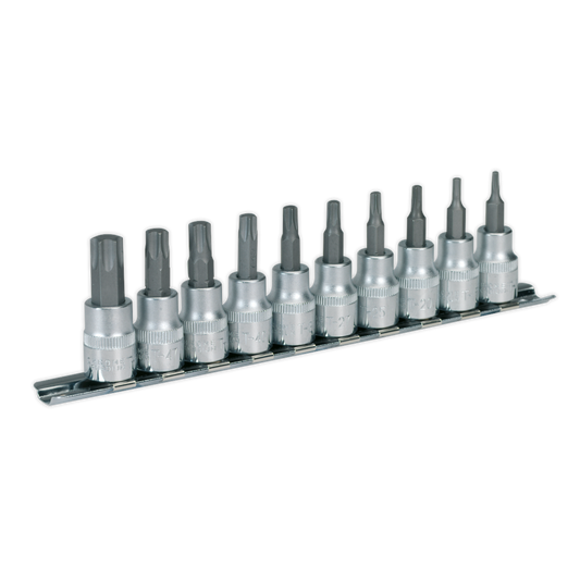 Premier TRX-Star* Socket Bit Set 3/8"Sq Drive 10pc