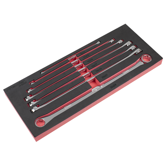 Extra-Long Double End Ring Spanner Set 7pc