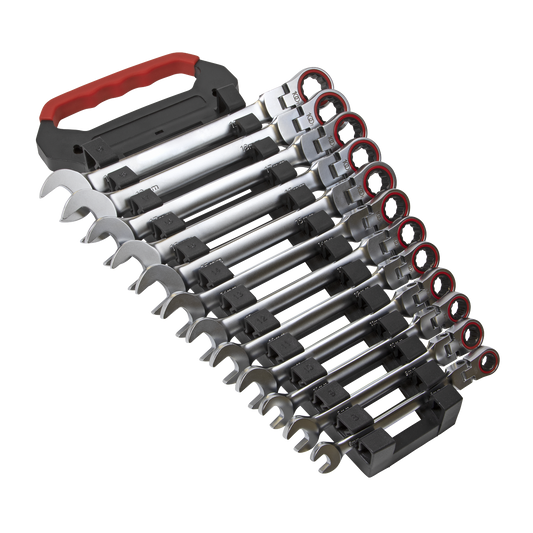 Premier Platinum Flexi-Head Ratchet Combination Spanner Set 12pc
