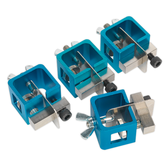 Butt Welding Clamp Set 4pc