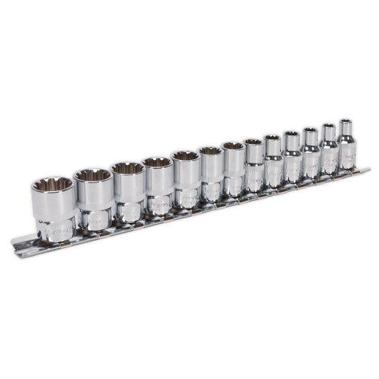 Premier Total Drive® Socket Set 1/4"Sq Drive 13pc