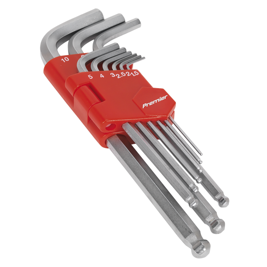 Premier Long Ball-End Hex Key Set 9pc