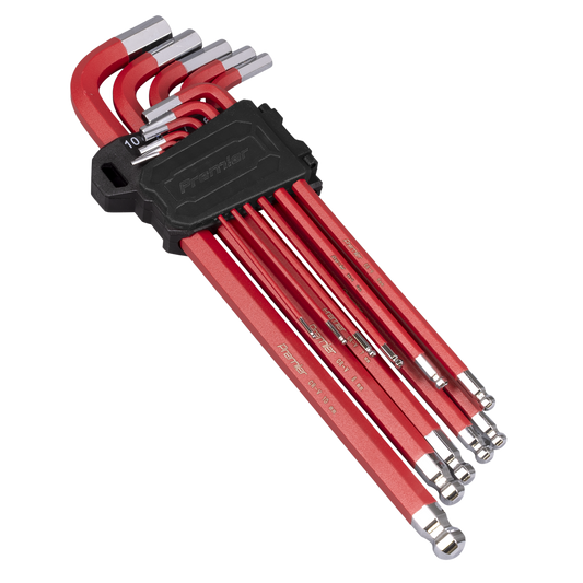 Premier Extra-Long Ball-End Hex Key Set 11pc