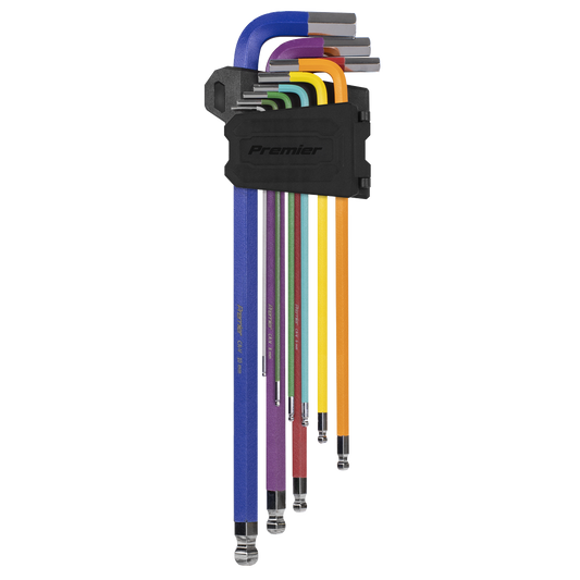 Extra-Long Ball-End Hex Key Set - Imperial 9pc