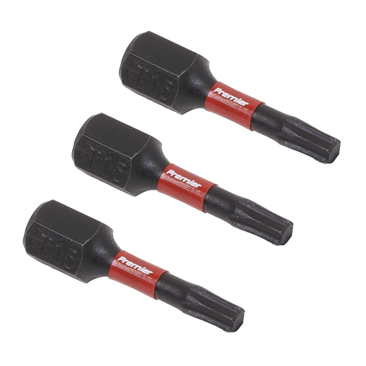 Premier TRX-Star* Impact Power Tool Bits T15 x 25mm 3pc