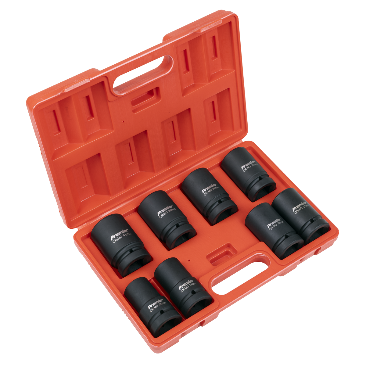 Premier Deep Impact Socket Set 1"Sq Drive 8pc