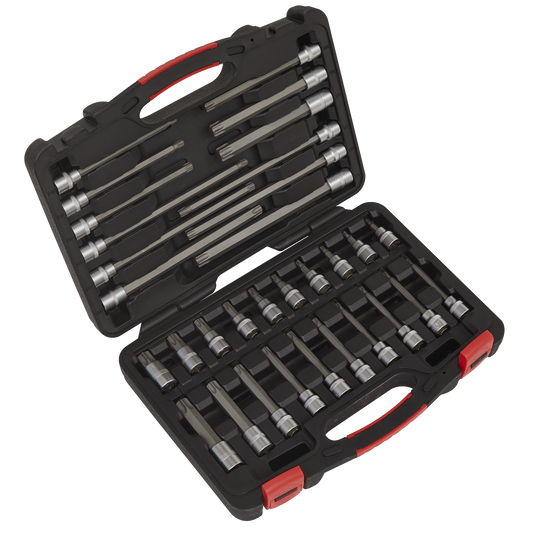 Premier Platinum TRX-Star* Socket Bit Set 3/8"Sq Drive 32pc