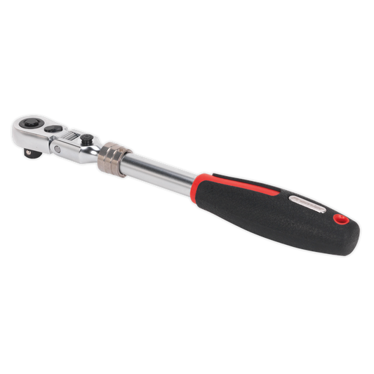 Premier Platinum Locking Flexi-Head Extendable Ratchet Wrench 3/8"Sq Drive
