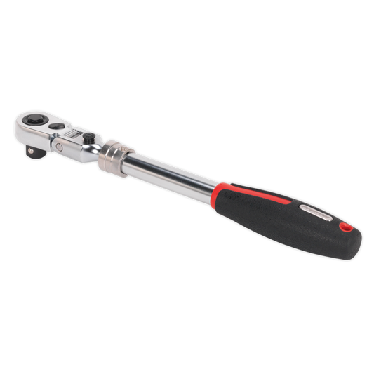 Premier Platinum Locking Flexi-Head Extendable Ratchet Wrench 1/2"Sq Drive