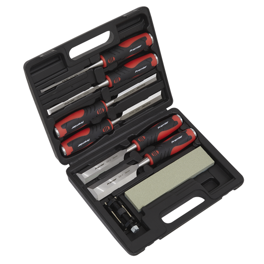 Premier Hammer-Thru Wood Chisel Set 8pc