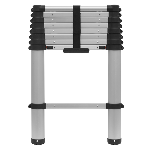 Telescopic Ladder 9-Tread Aluminium - EN 131