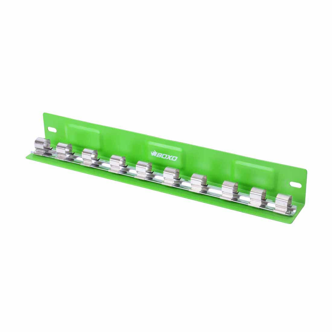 BOXO 10Pc 1/2" Magnetic  L-Type Socket Tray - Green or Red