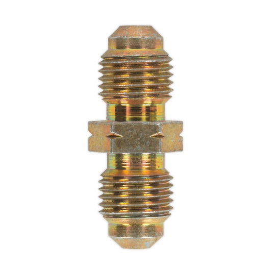Male to Male Brake Tube Connector M10 x 1mm - Pack of 10