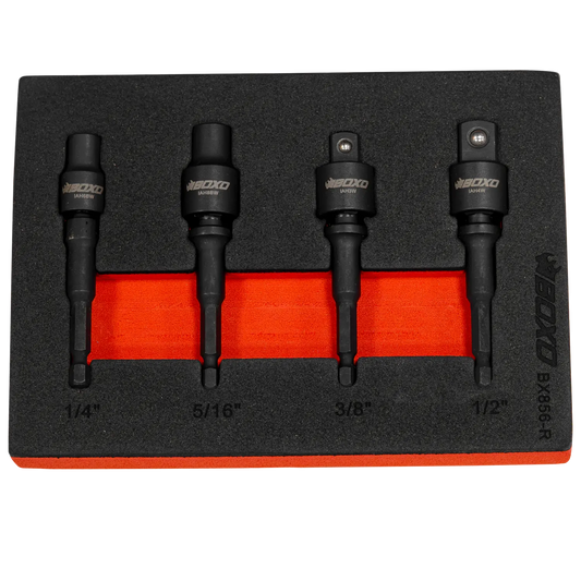 BOXO 4Pc Master Impact Swivel Set