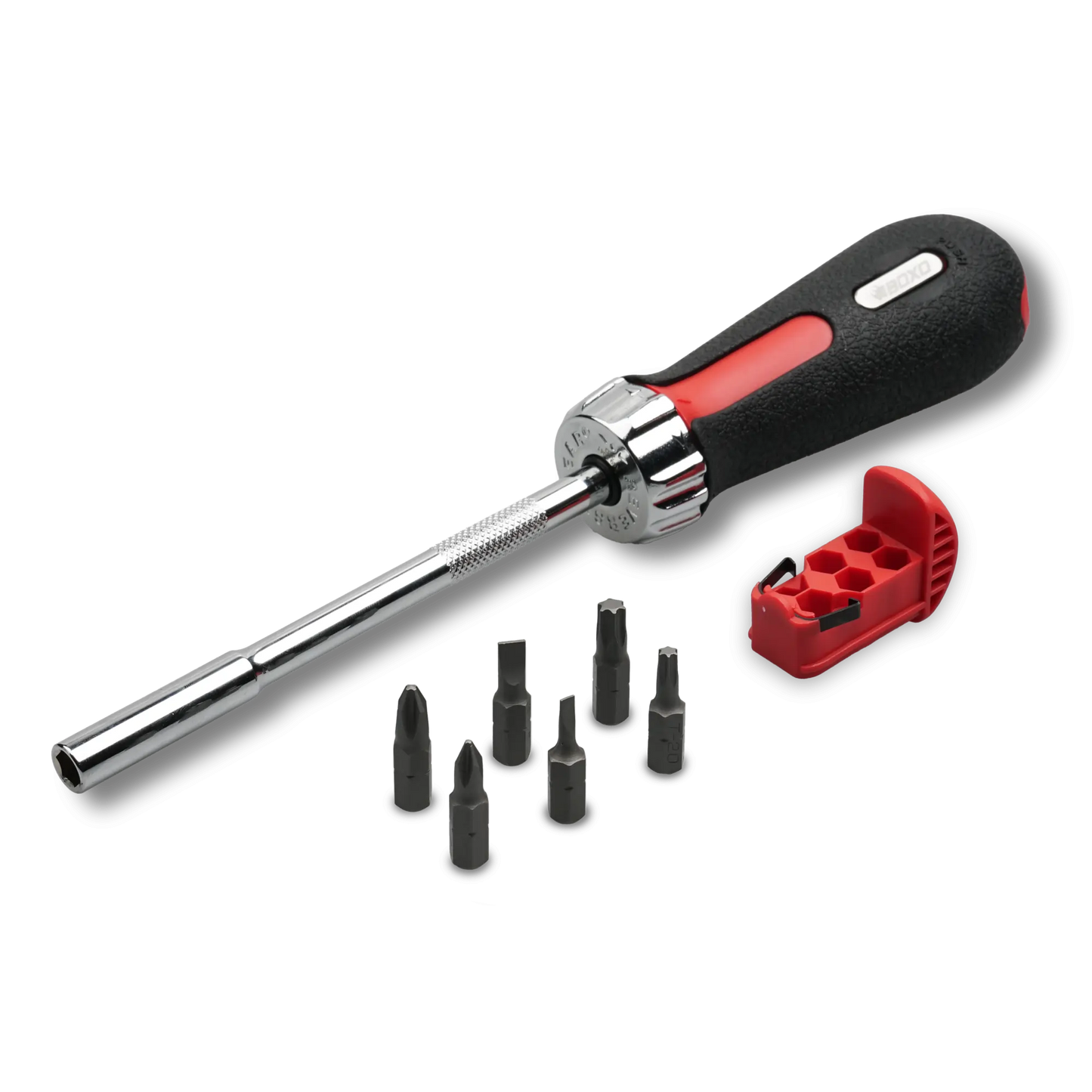BOXO 6-in-1 Ratcheting Screwdriver