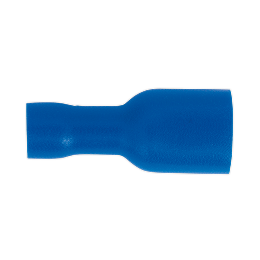 Fully Insulated Female Terminal 6.3mm, Blue - Pack of 100