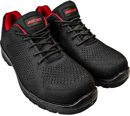 BOXO WorkWear Black Trainers - Various Sizes Available