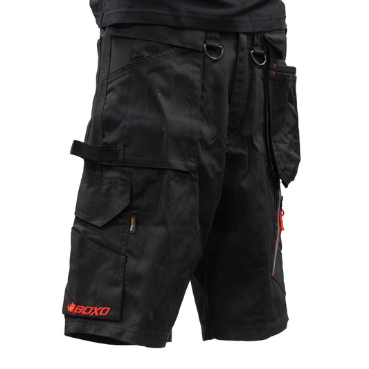 BOXO WorkWear Shorts Black - Various Sizes Available