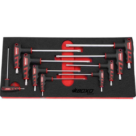 BOXO 9Pc Torx T-Handle Set