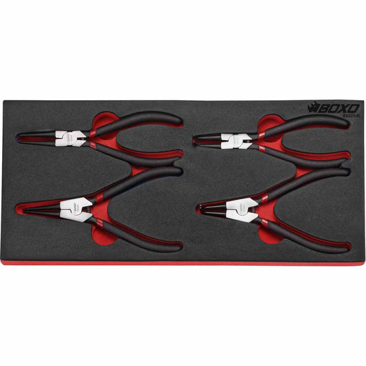 BOXO 4Pc Circlip Plier Set