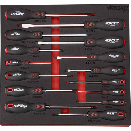 BOXO 15Pc Screwdriver Set