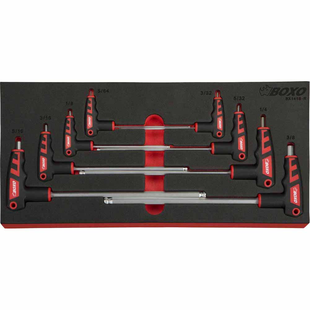 BOXO Imperial Dual Drive Hex T-Handle Wrench Set