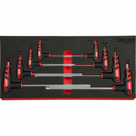 BOXO Imperial Dual Drive Hex T-Handle Wrench Set